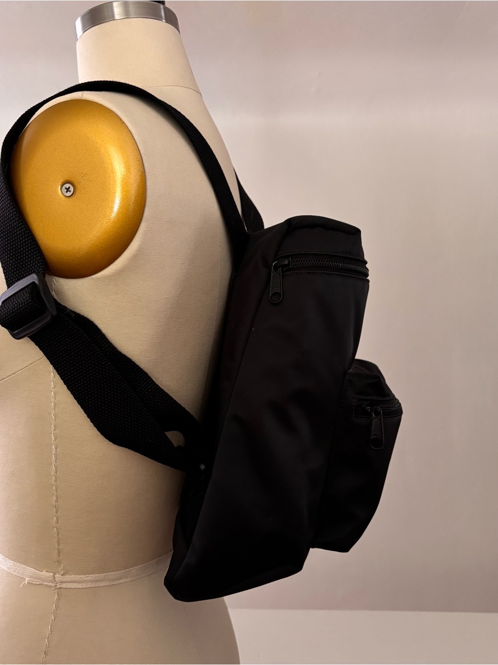 kate spade Vintage Black Nylon Backpack with Front Zip Pocket - Picture 2 of 6